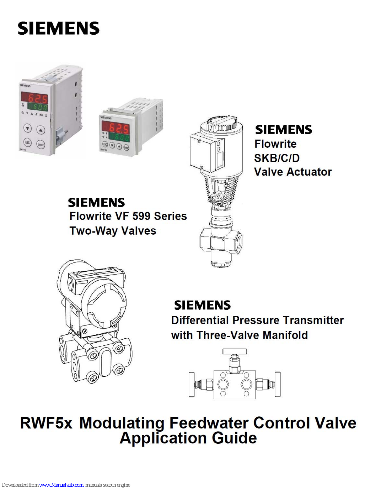 Siemens RWF50, RWF55 Application Manual