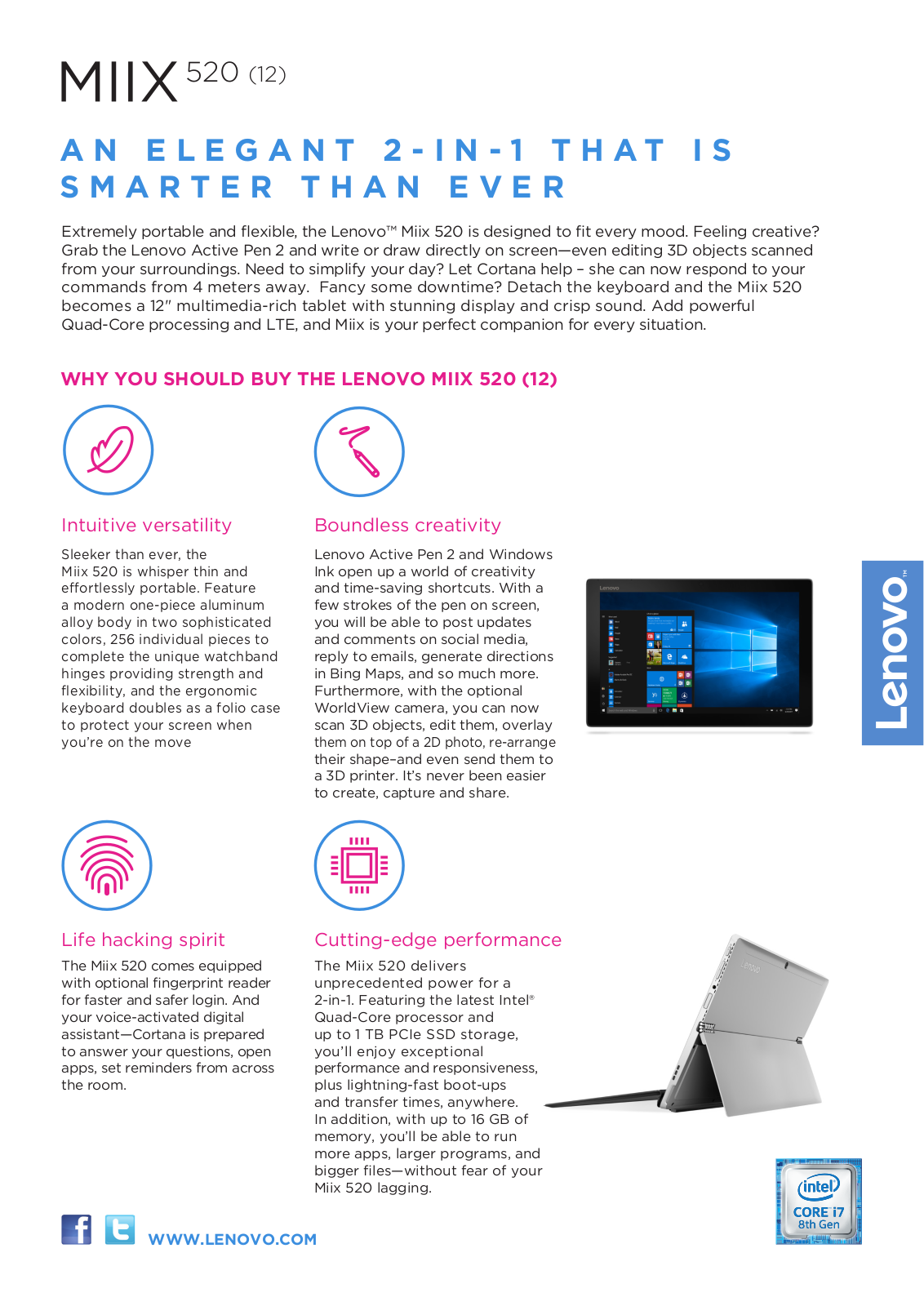 Lenovo 20M30008UK Product Data Sheet