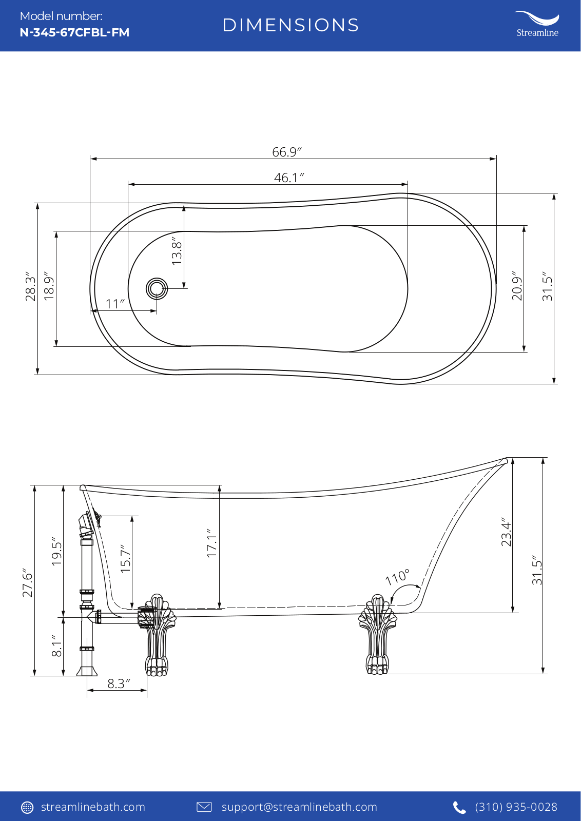 Streamline Bath SLBH4968 Specifications - ManualMachine.com