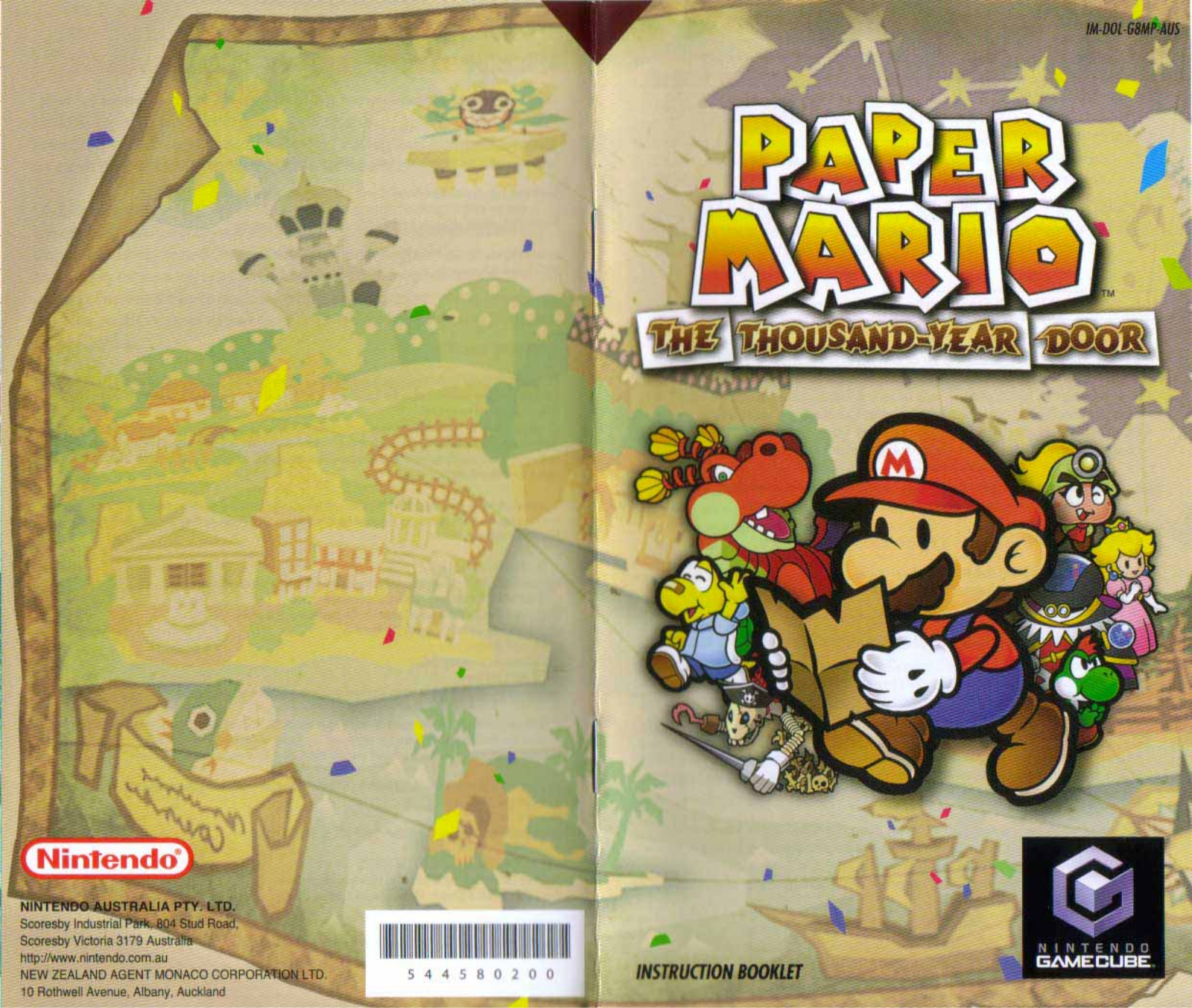 Games Nintendo GAMECUBE PAPER MARIO-THE TOUSAND YEAR DOOR User Manual