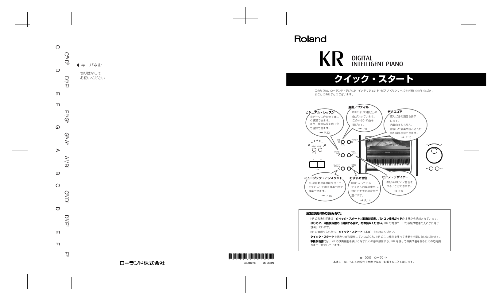 Roland KR-117M, KR-115, KR107 MIDI IMPLEMENTATION