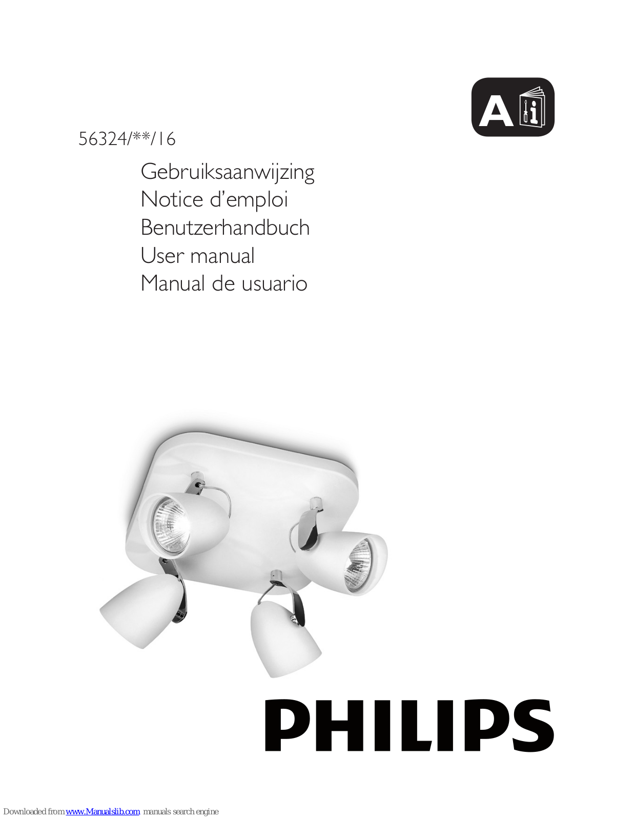 Philips 56324-31-16, 56324/**/16 User Manual