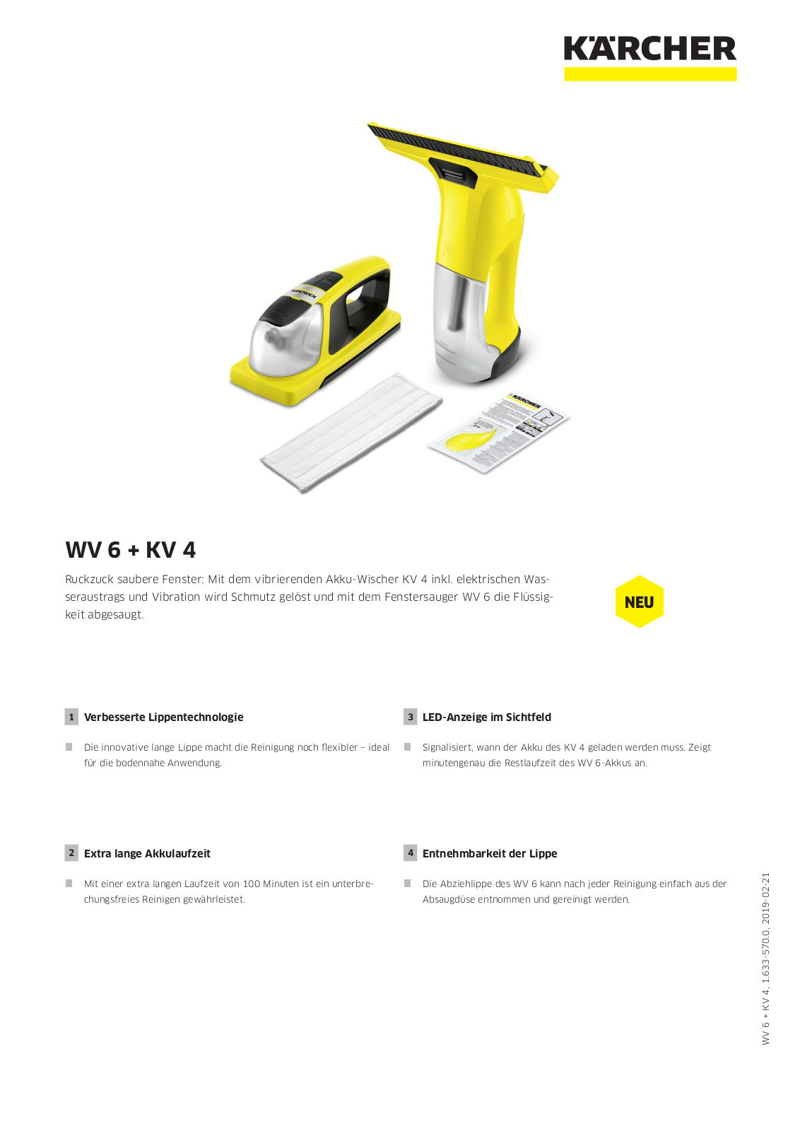 Kärcher WV 6 + KV 4 User Manual