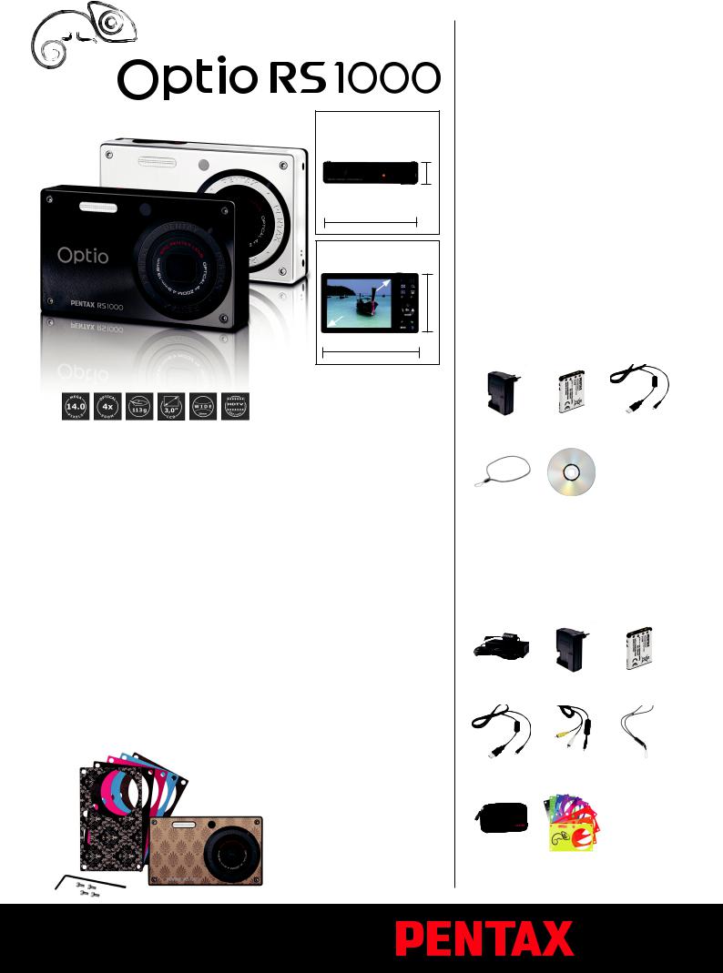 Pentax OPTIO RS 1000 User Manual