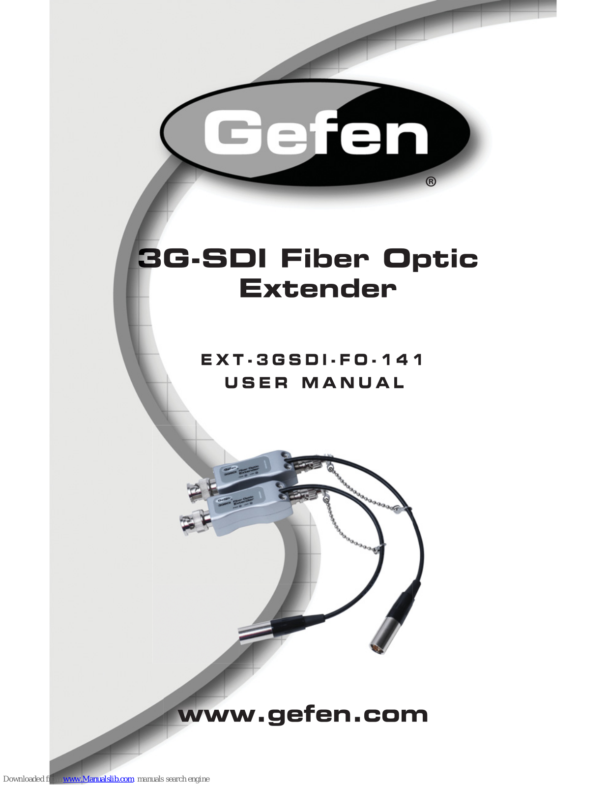 Gefen EXT-3GSDI-F0-141, EXT-3GSDI-FO-141 User Manual