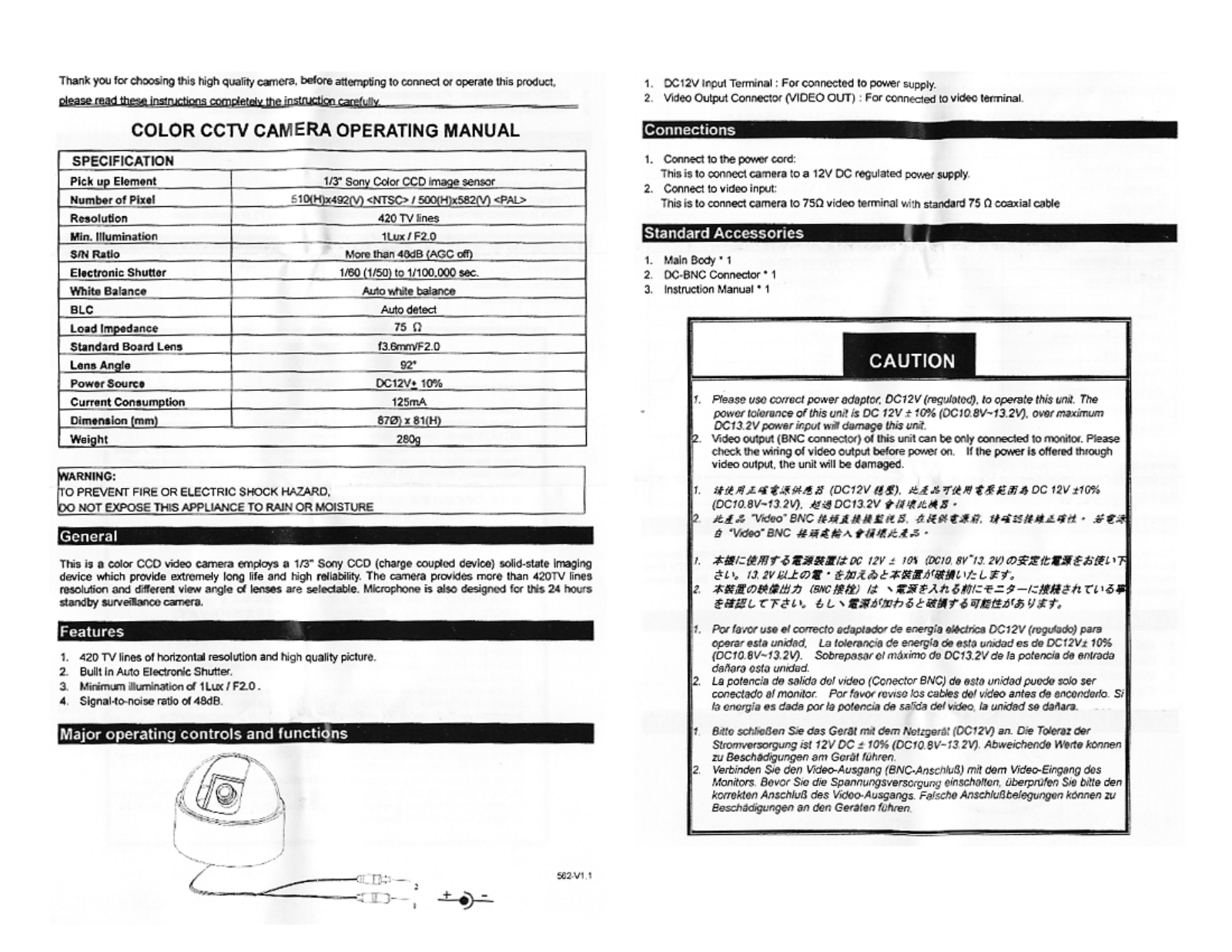 Vitek VTD-C75 User Manual