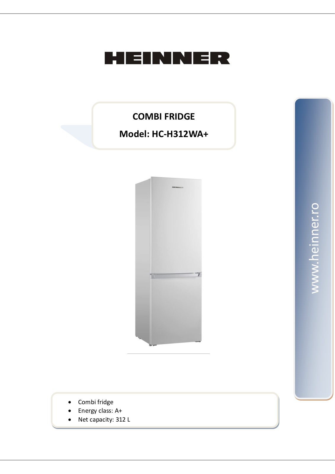 Heinner HC-H312WA+ User guide - ManualMachine.com