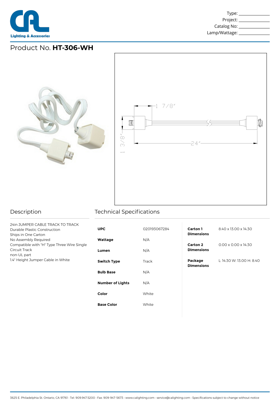 Cal Lighting CG10702 Specifications - ManualMachine.com