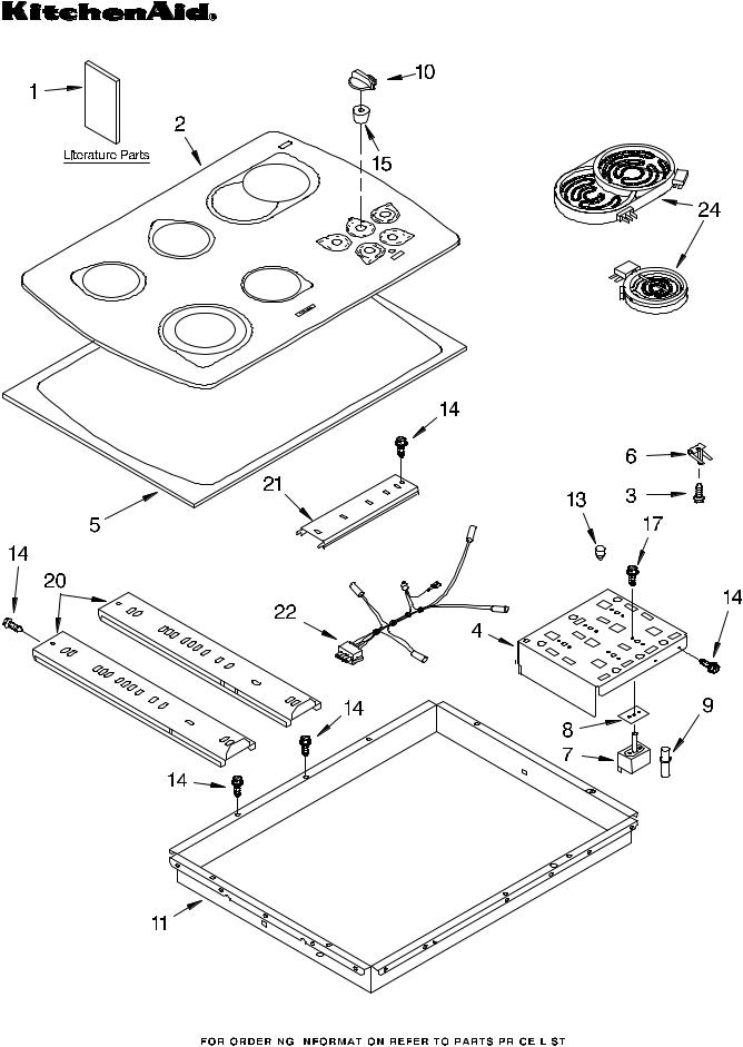 KitchenAid KECC567HSS0 Parts List