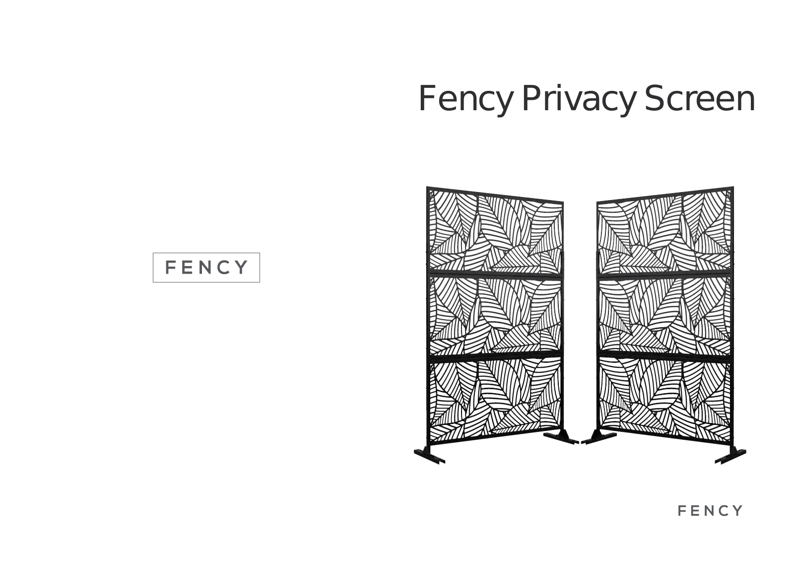 Fency ANCY1005 Installation & Assembly - ManualMachine.com