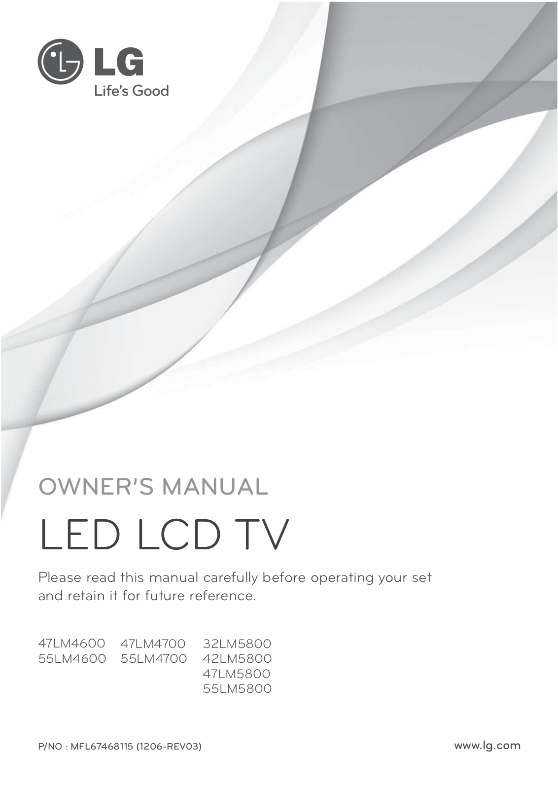 LG 47LM4700UE, 55LM4700UE User Manual