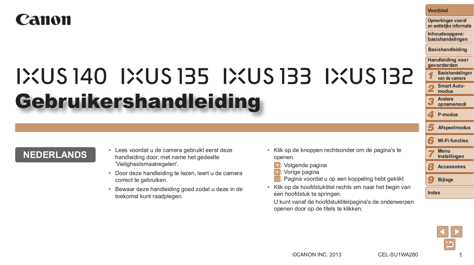 Canon IXUS 140, IXUS 135, IXUS 133, IXUS 132 User Manual