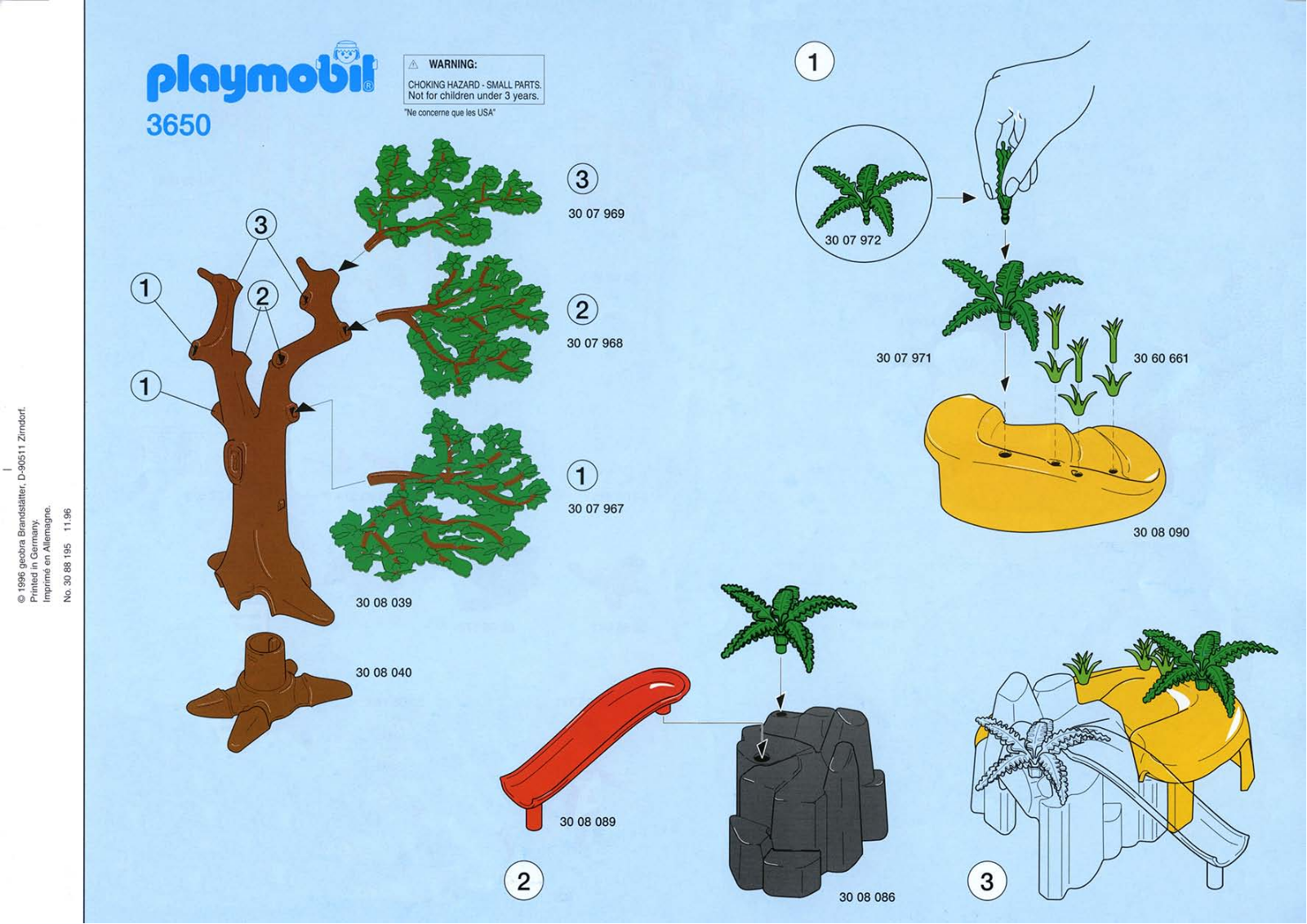 Playmobil 3650 Instructions