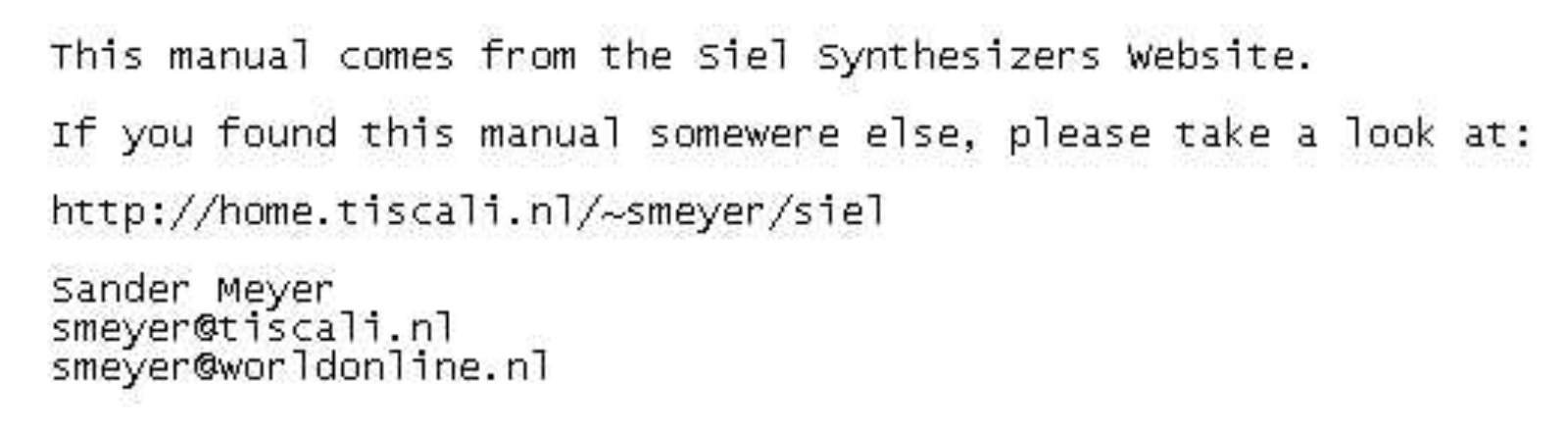 Siel DK600 Schematics