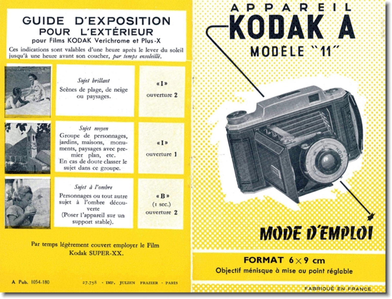 KODAK A11 Instruction Manual