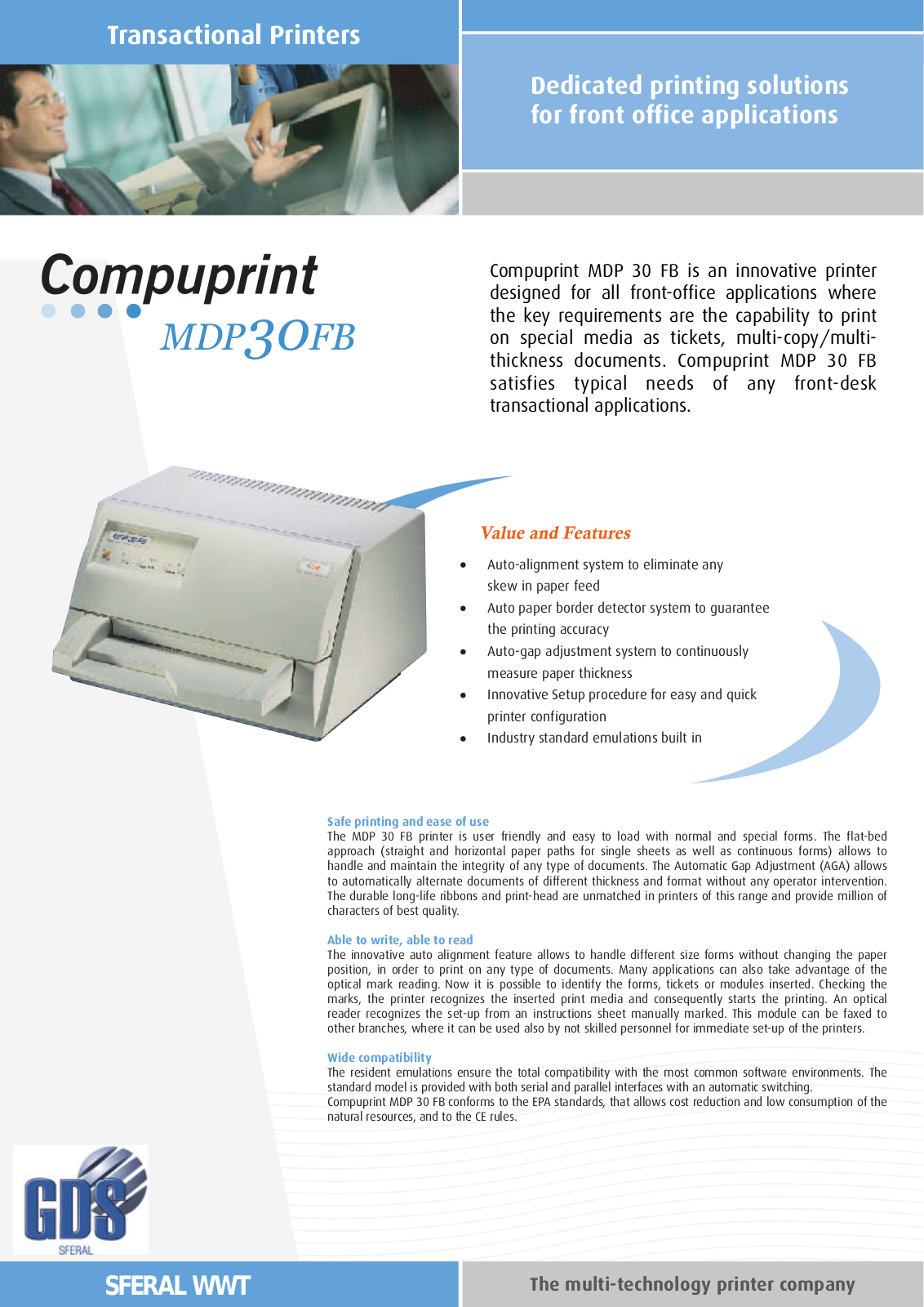 Epson MDP30FB User Manual