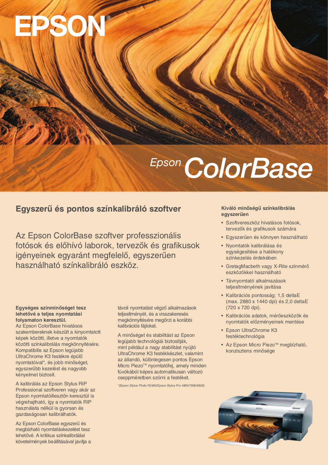 Epson COLORBASE BROCHURE