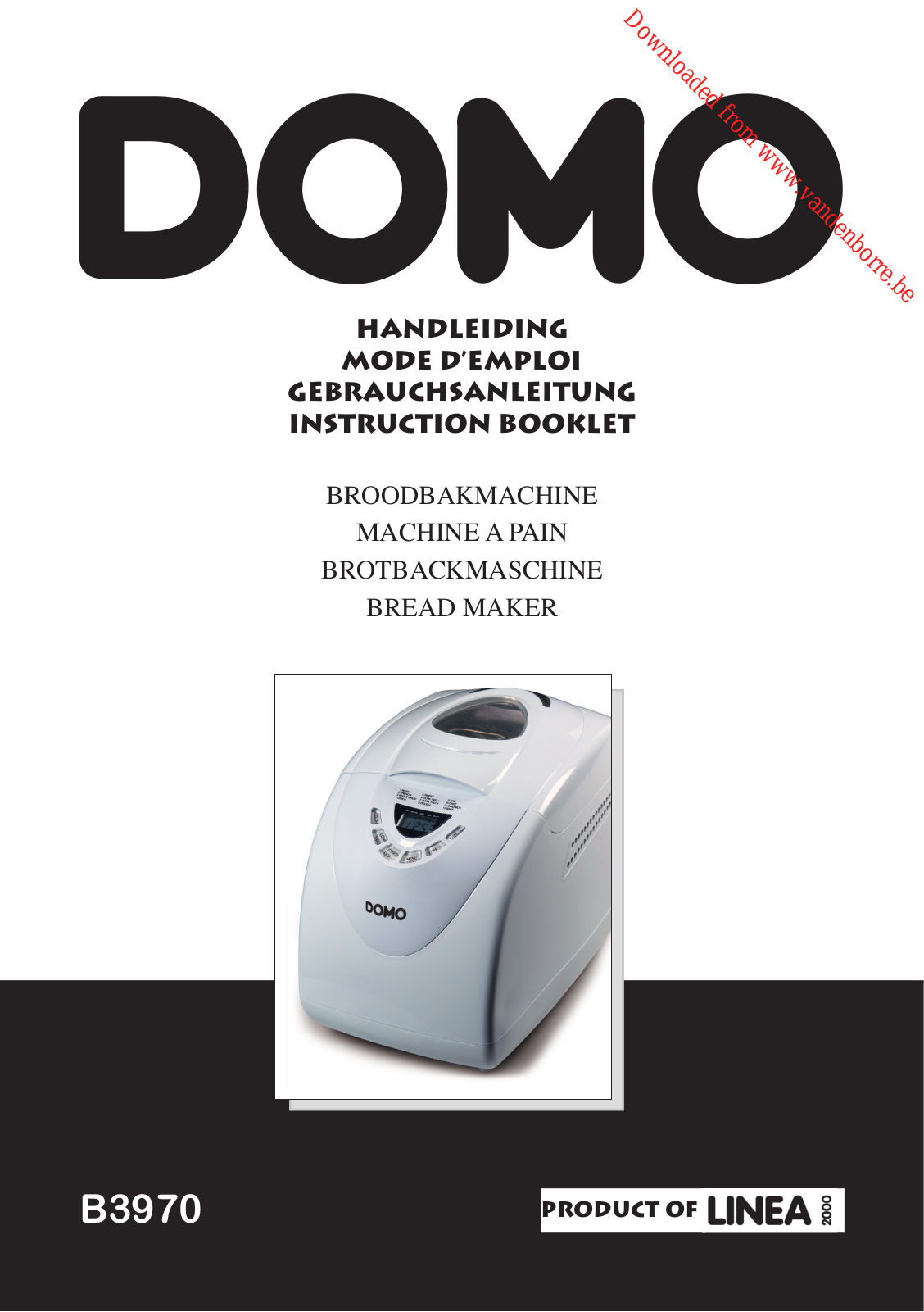 DOMO B3970 User Manual