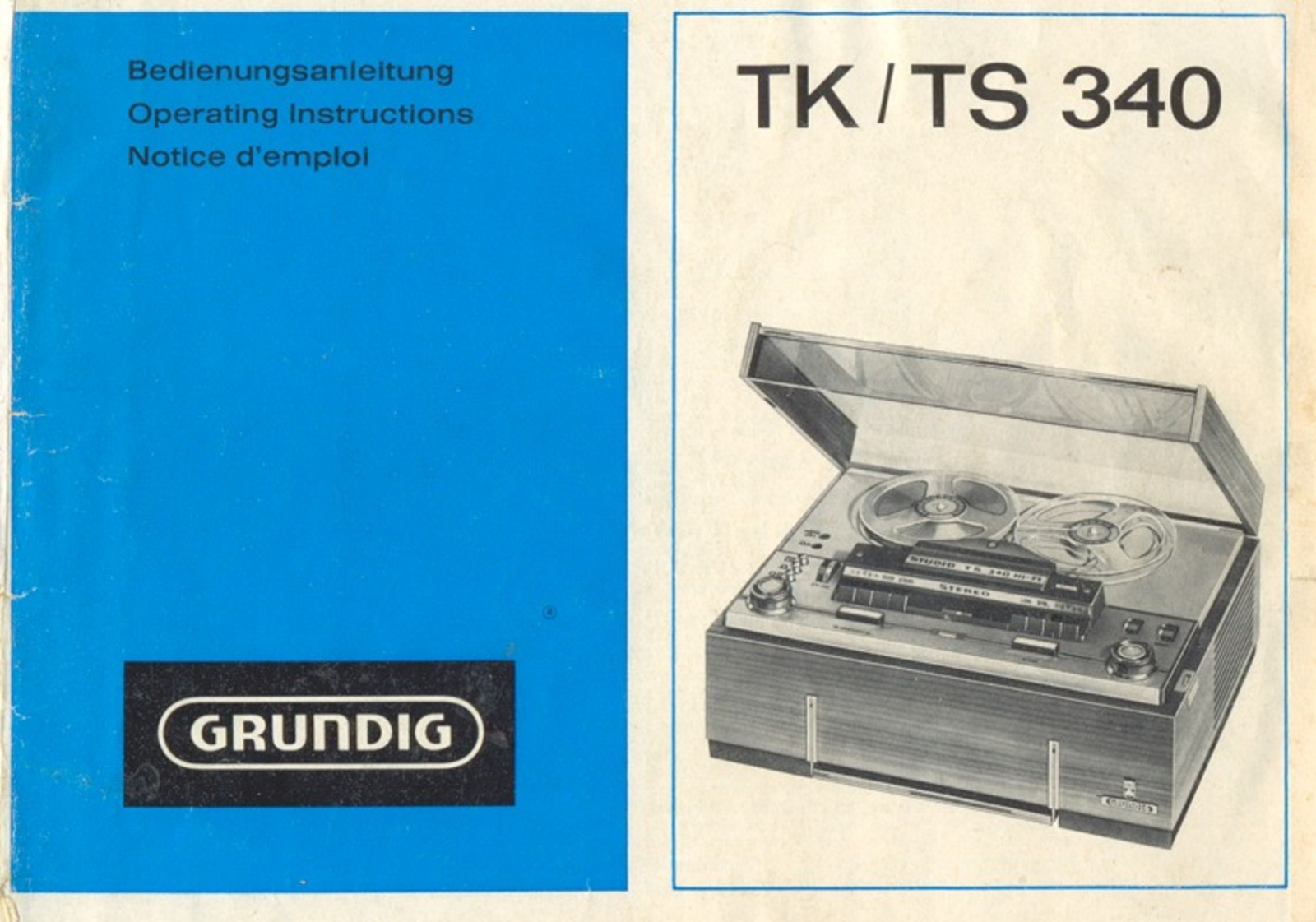 Grundig TK-TS-340 Owners Manual