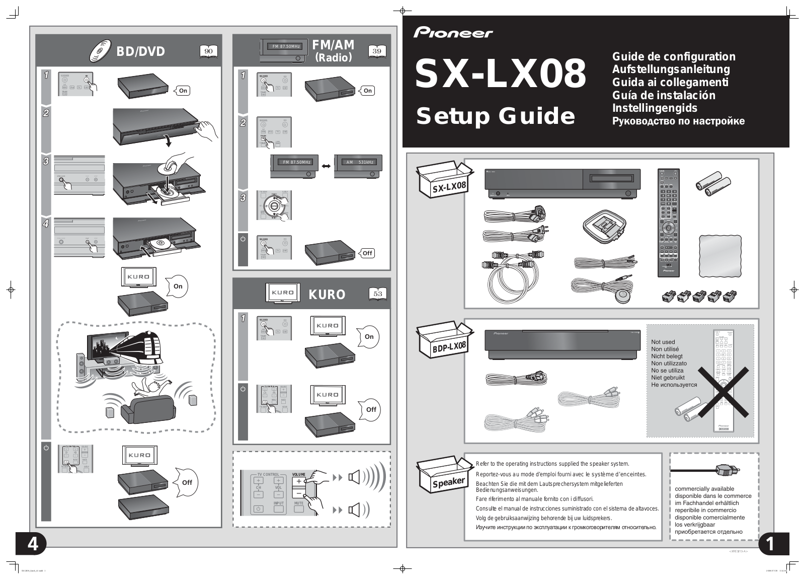 Pioneer SX-LX08 User Manual