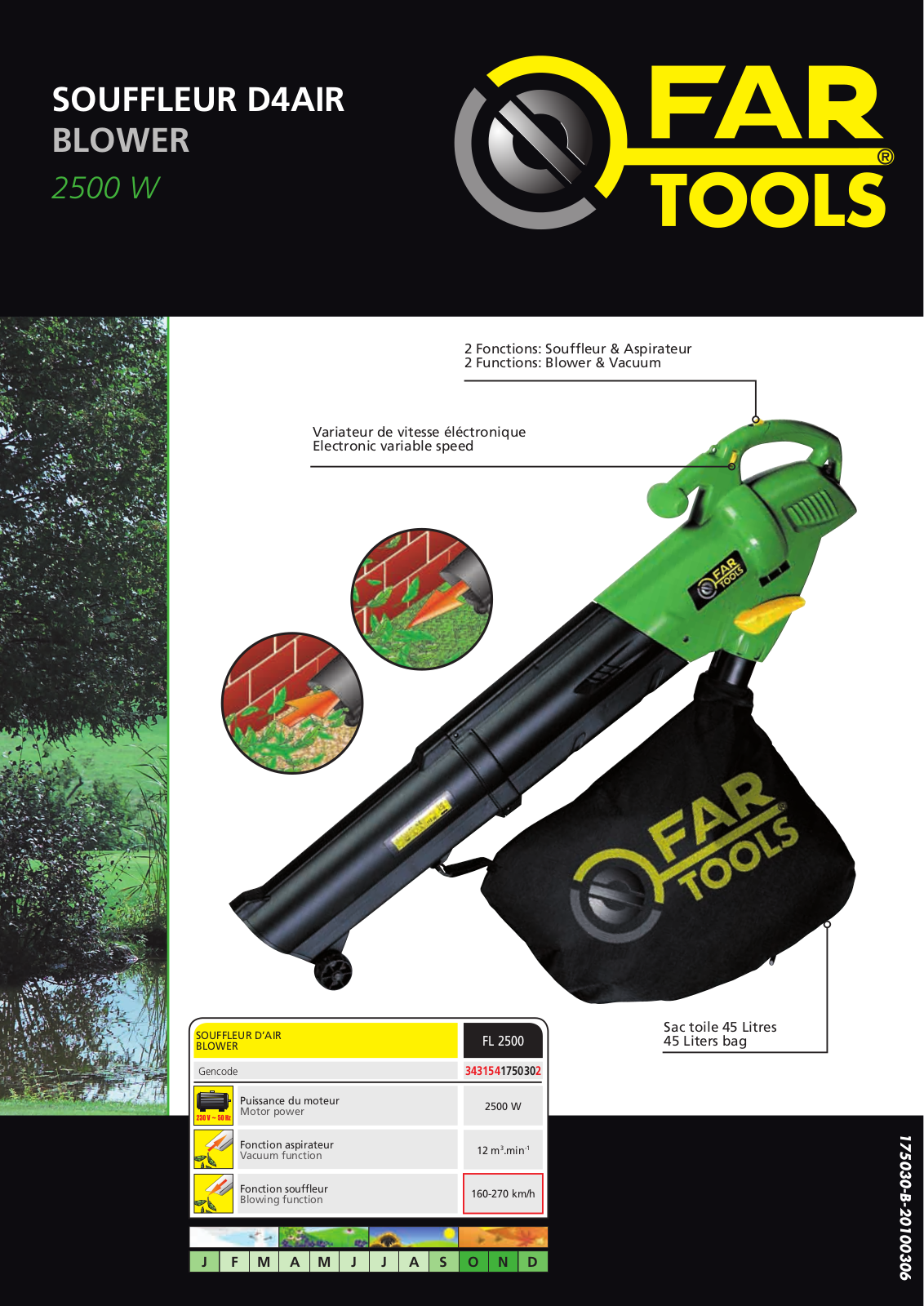 FARTOOLS FL 2500 User Manual