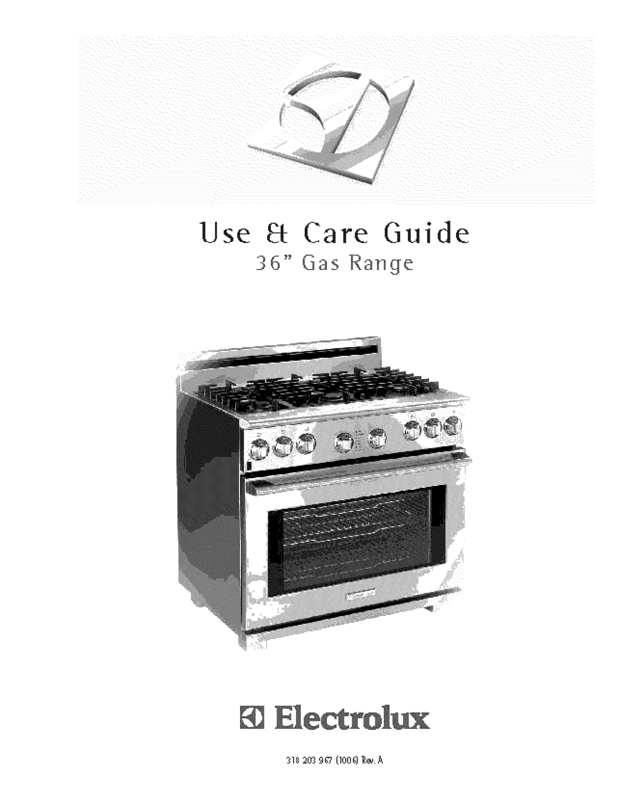 Electrolux E36GF76JPS2, E36GF76JPS1 Owner’s Manual