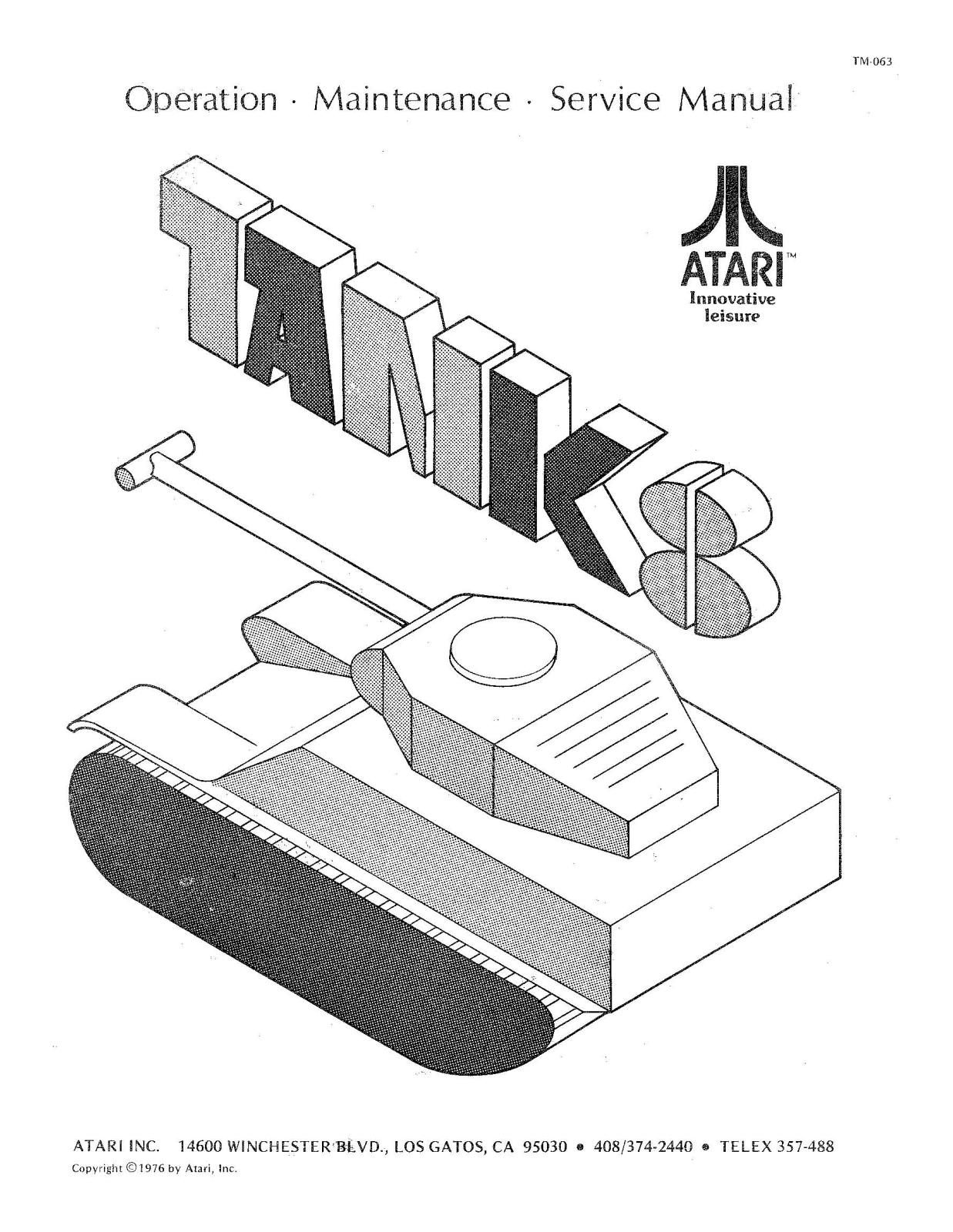 atari TM-063 User Guide