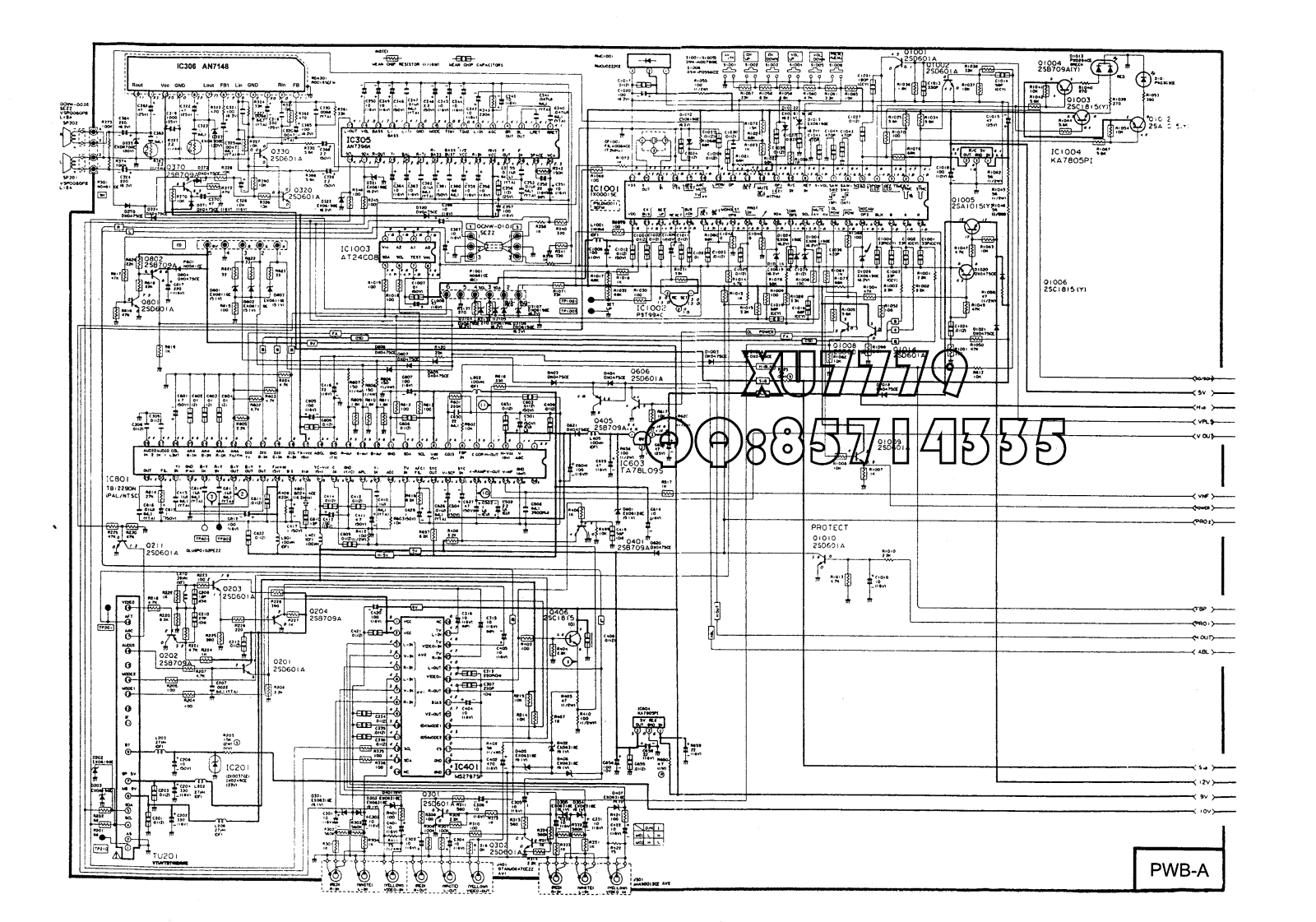 Sharp 29SB1 Schematic