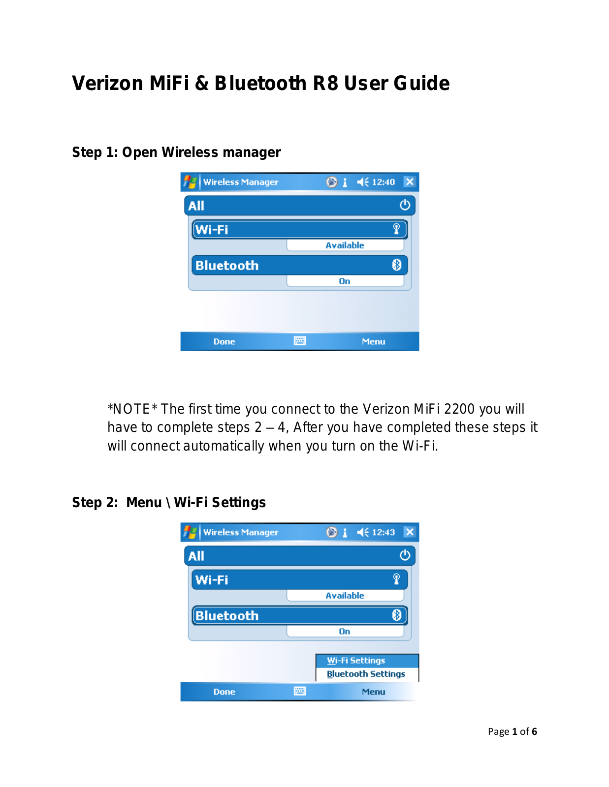 Verizon R8 User Manual