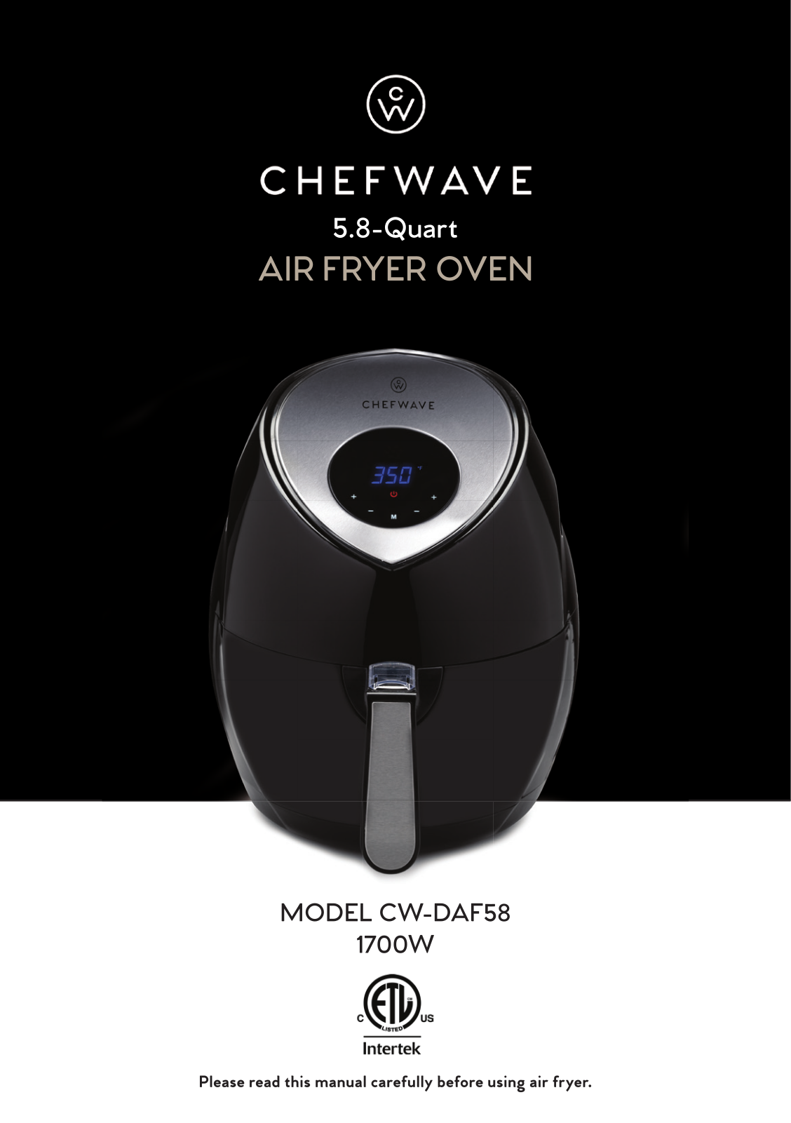 Chefwave CW-DAF58 User Manual