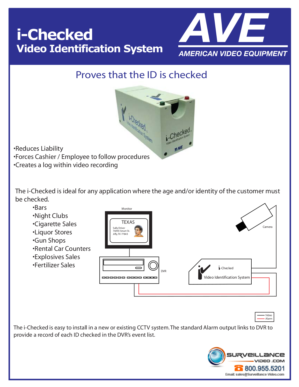 AVE i-Checked Specsheet