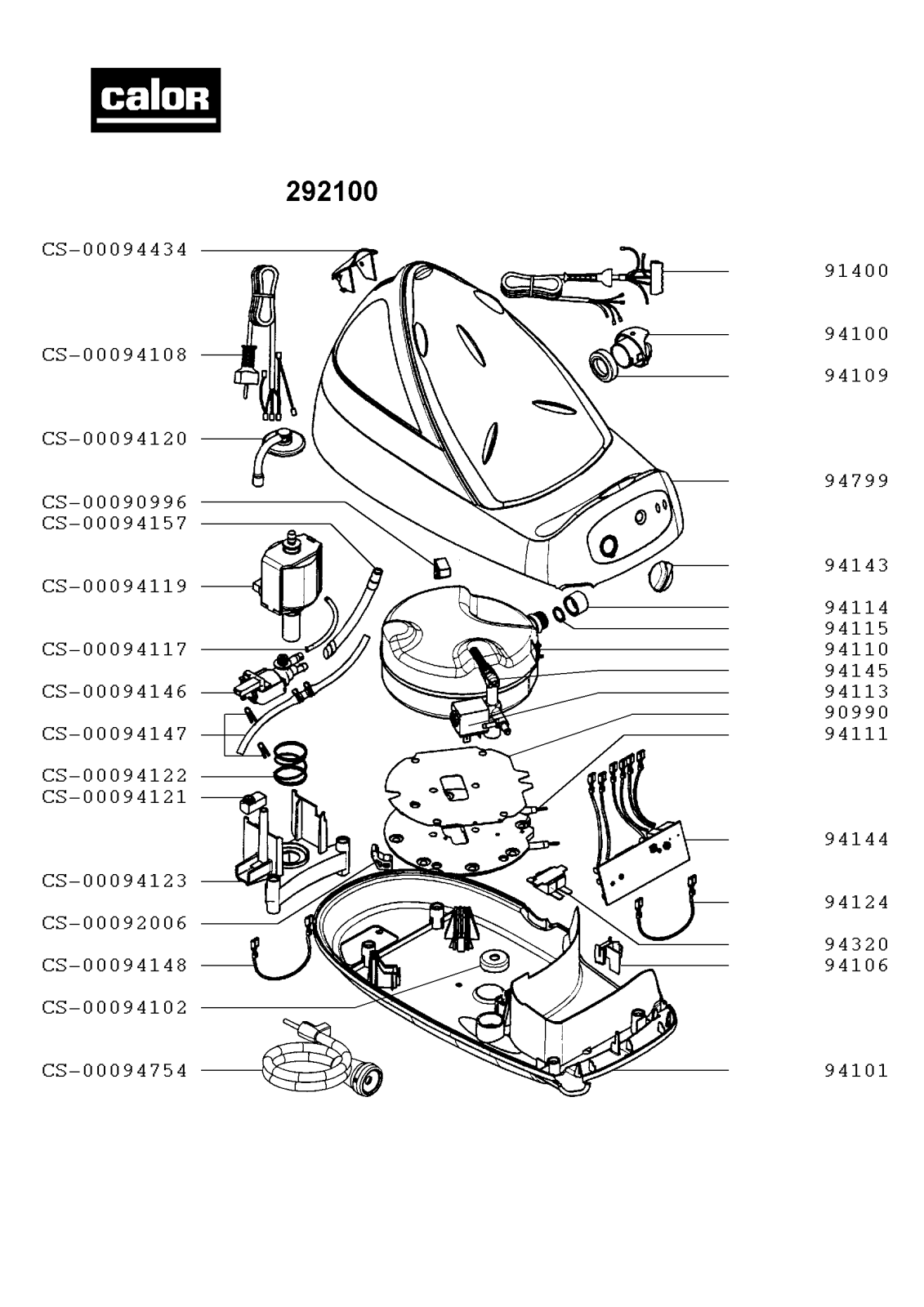 CALOR 2921, 2925 User Manual