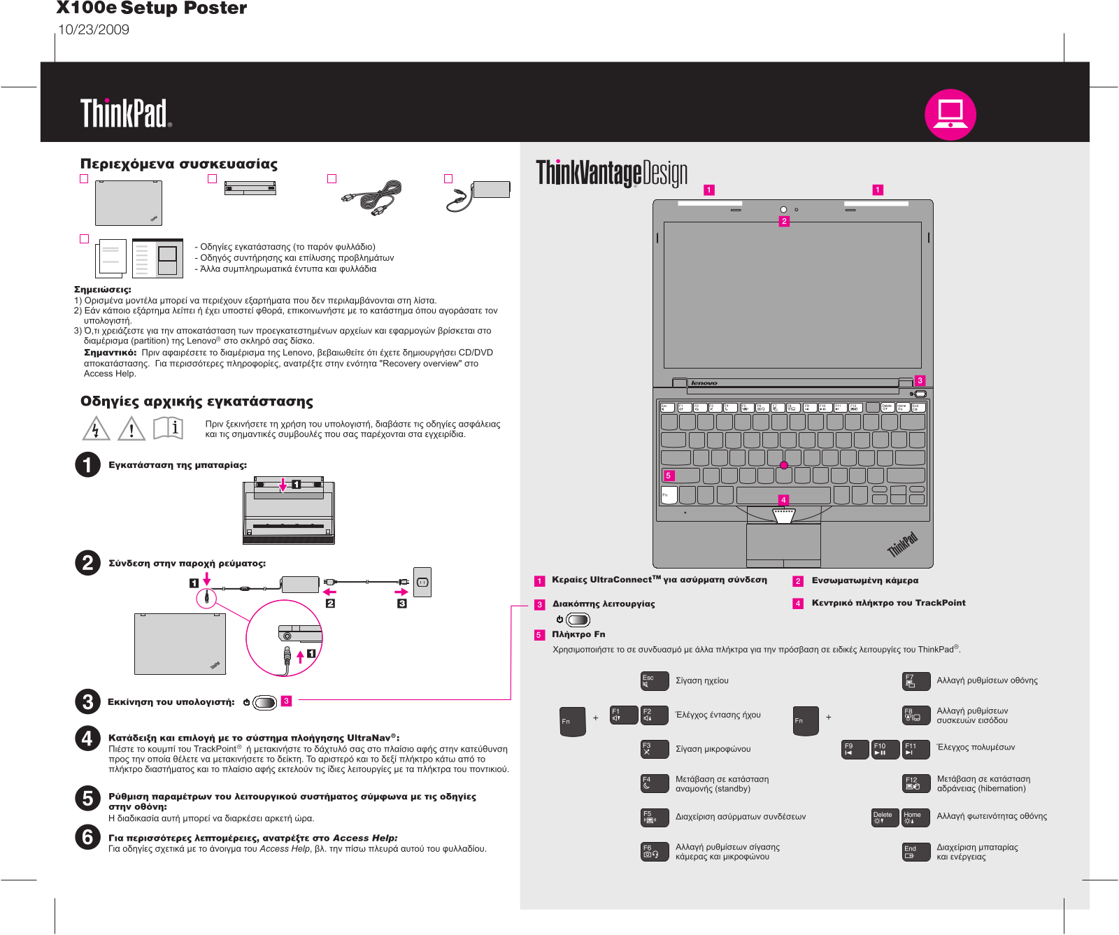 Lenovo ThinkPad X100e Setup Guide