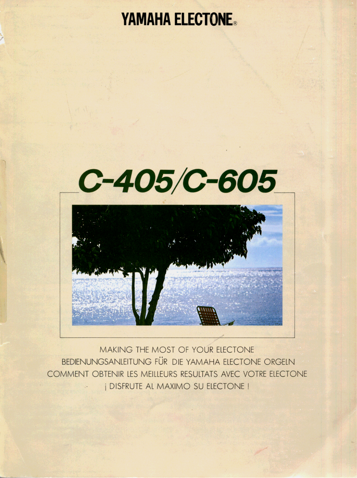 Yamaha C605, C405 User Manual