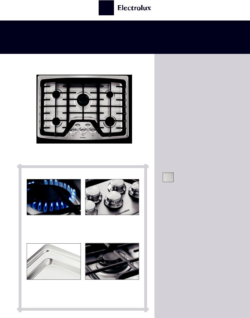 Electrolux EW30GC60PS PRODUCT SPECIFICATIONS