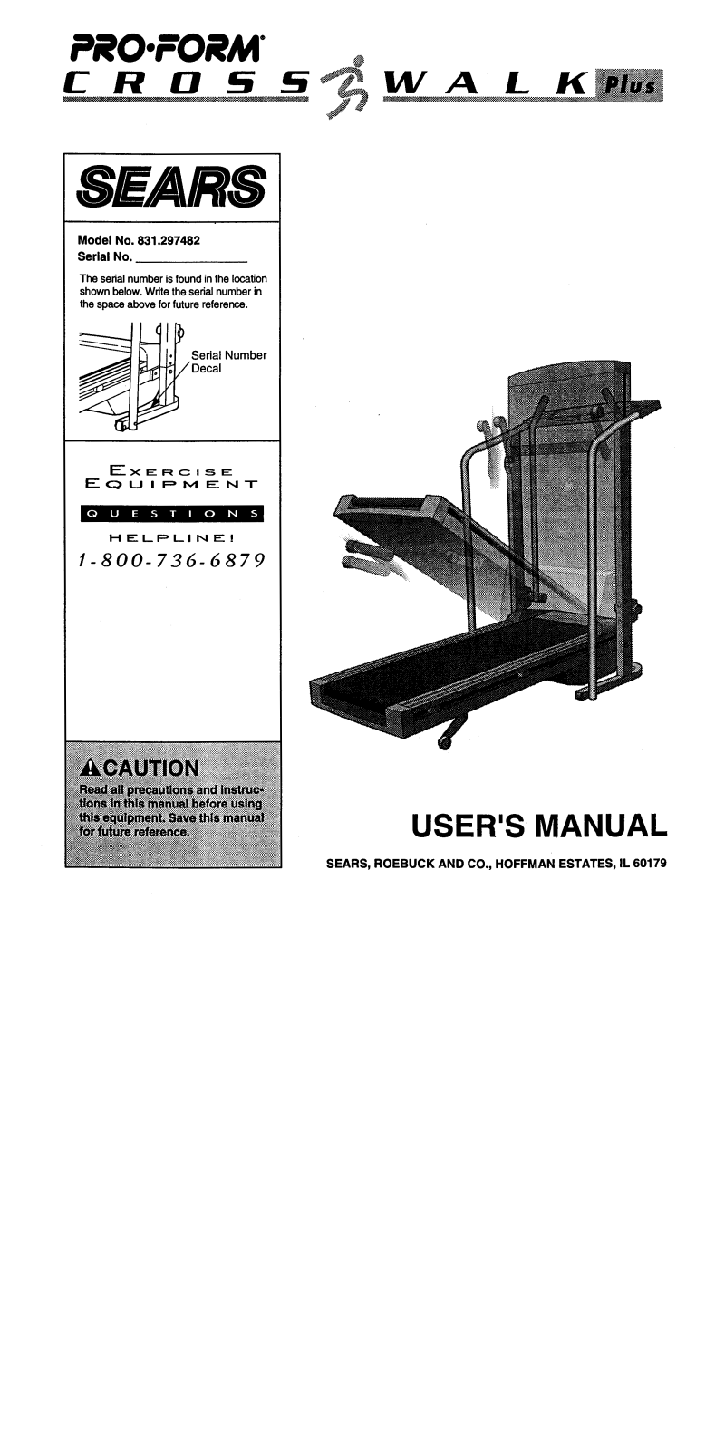 ProForm 297482 User Manual