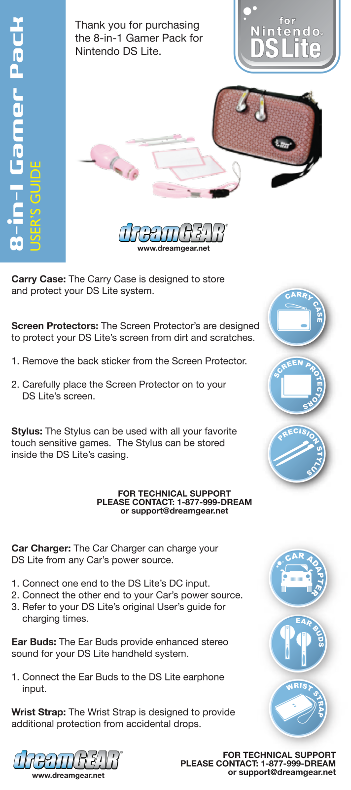 Dreamgear DGDSL-628 DATASHEET