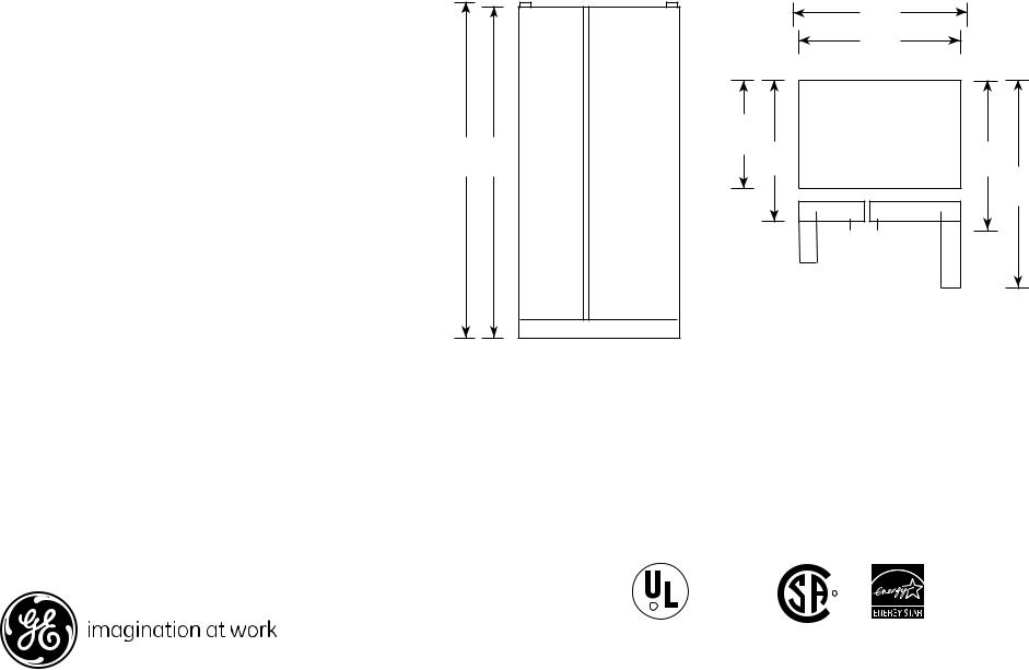 GE PSS26LGS Specification