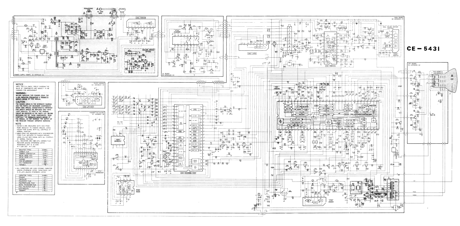 China CE-5431TA8659AN Schematic