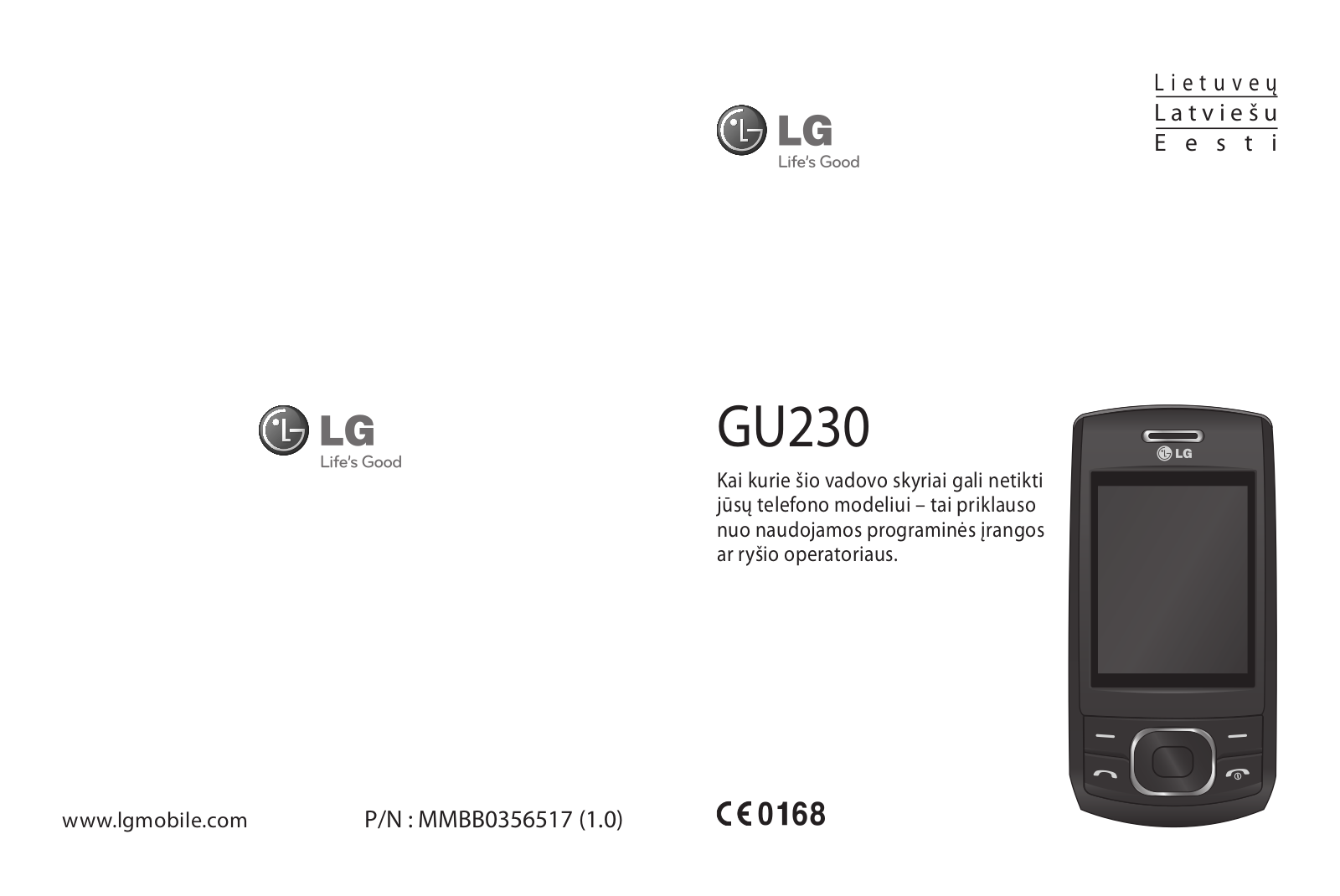 LG GU230 Owner’s Manual