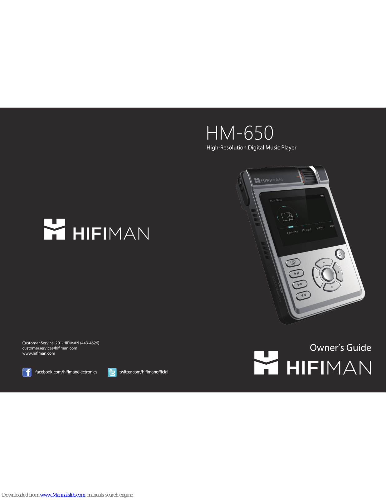 HiFiMAN M-650 Owner's Manual