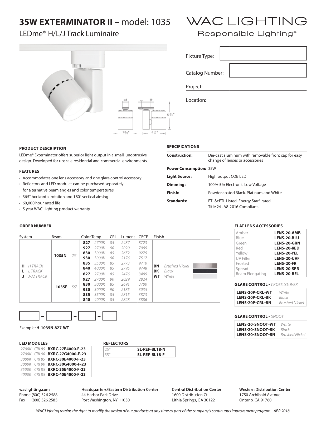 WAC Lighting WAC8803 Specifications - ManualMachine.com