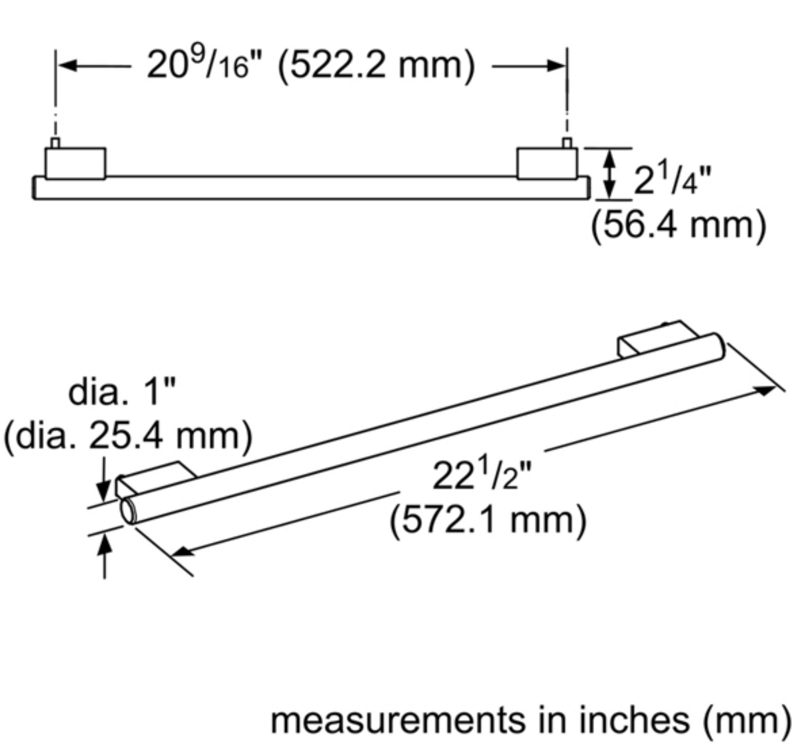 Thermador MS22HNDL20 Technical Drawing