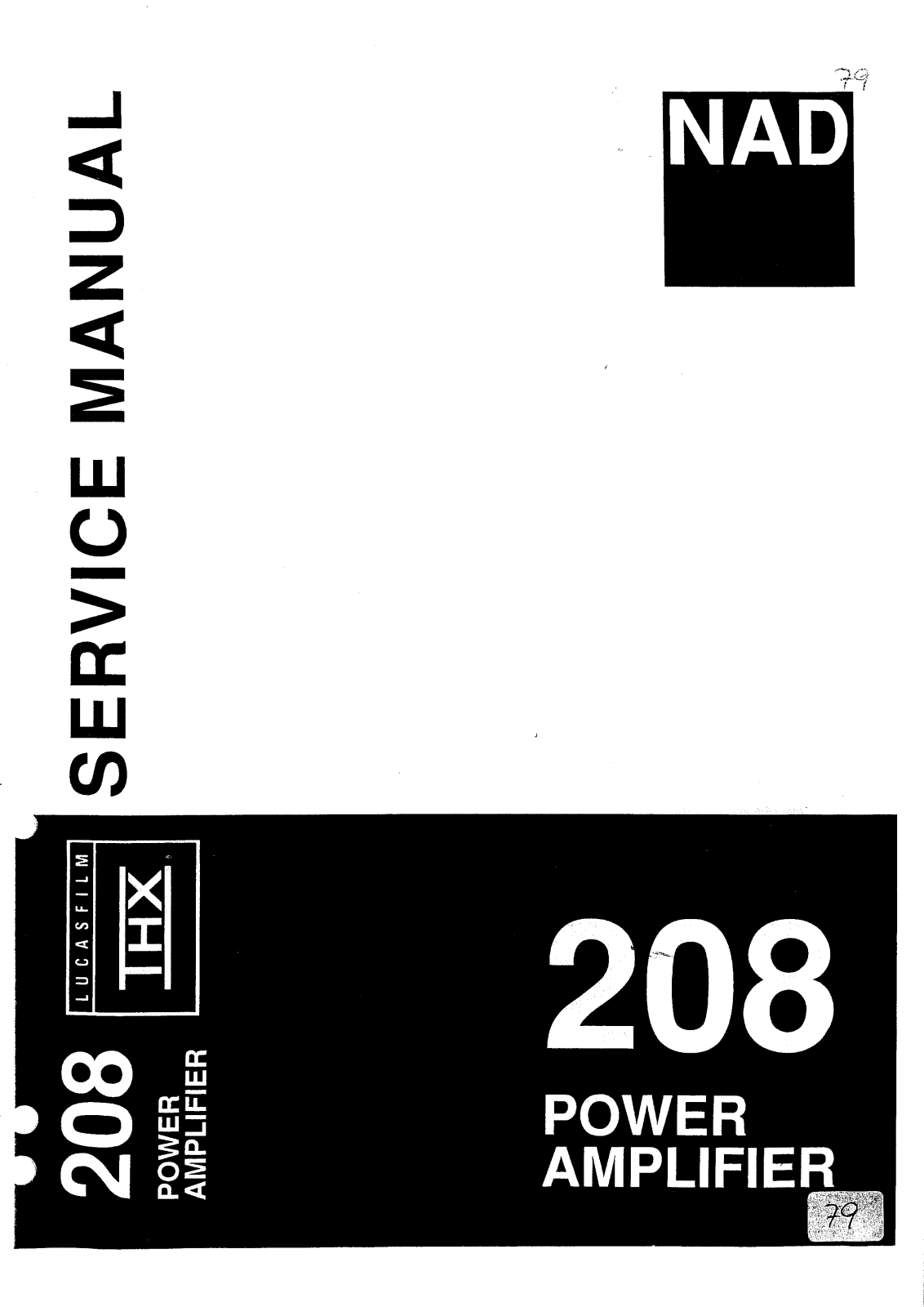 NAD 208 Service manual