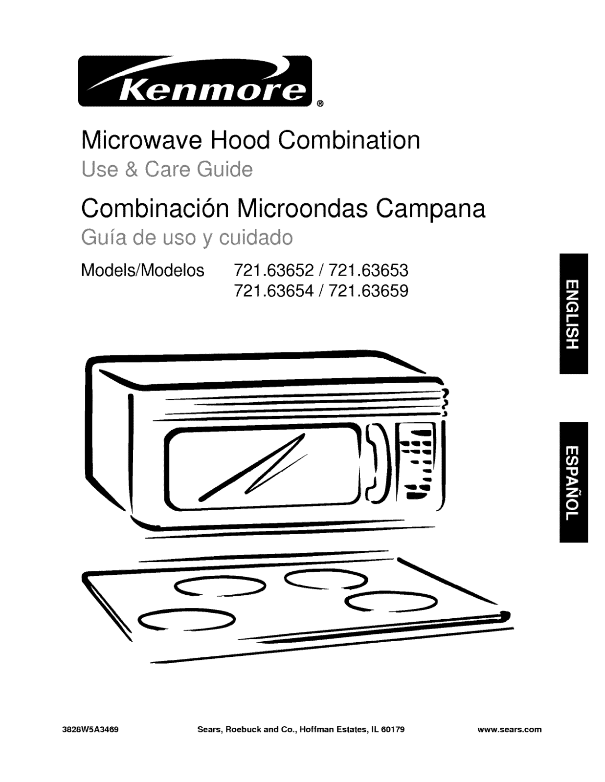 Kenmore 72163659301, 72163654301, 72163653301, 72163652301 Owner’s Manual