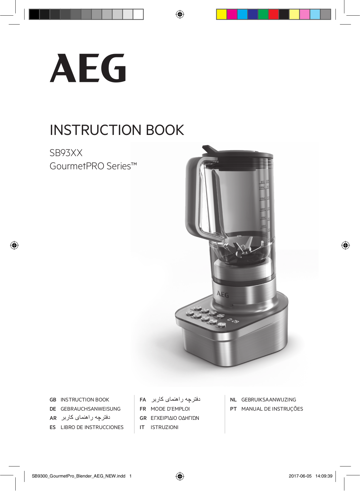 Aeg-electrolux SB9300 GOURMETPRO User Manual