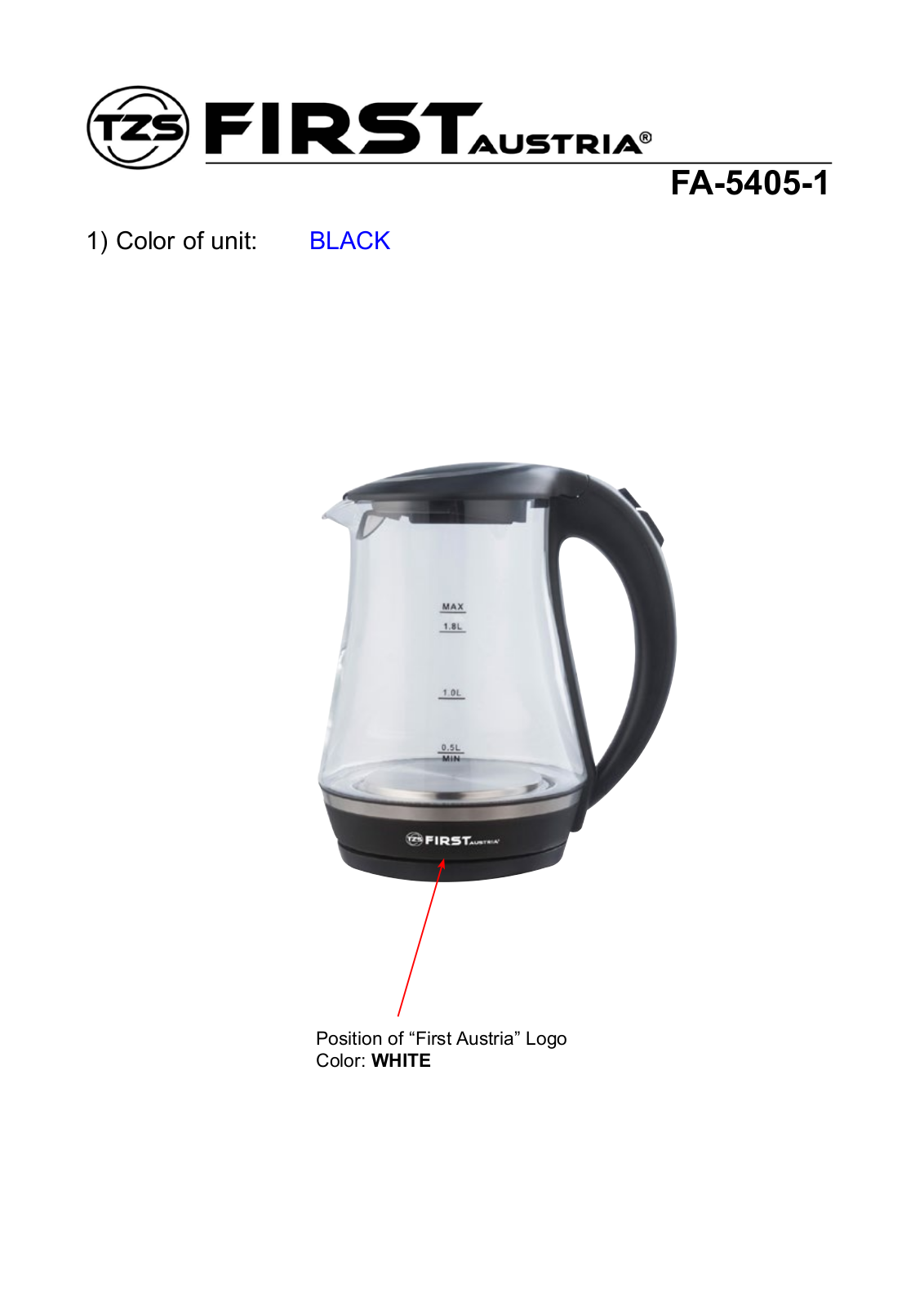 FIRST FA-5405-1 User Manual - ManualMachine.com