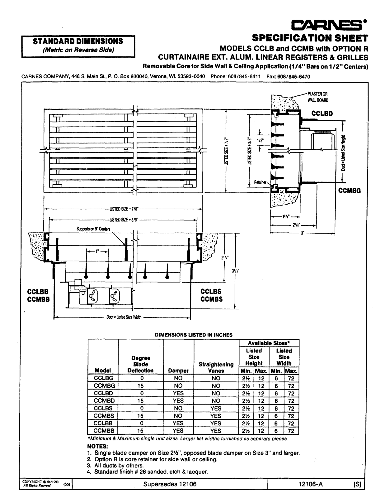 Carnes CCLBB User Manual - ManualMachine.com