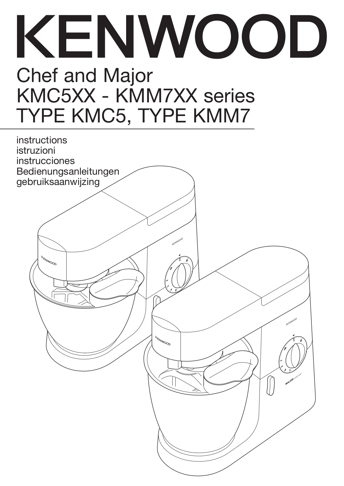 KENWOOD KMC570006, KMC570008 User Manual