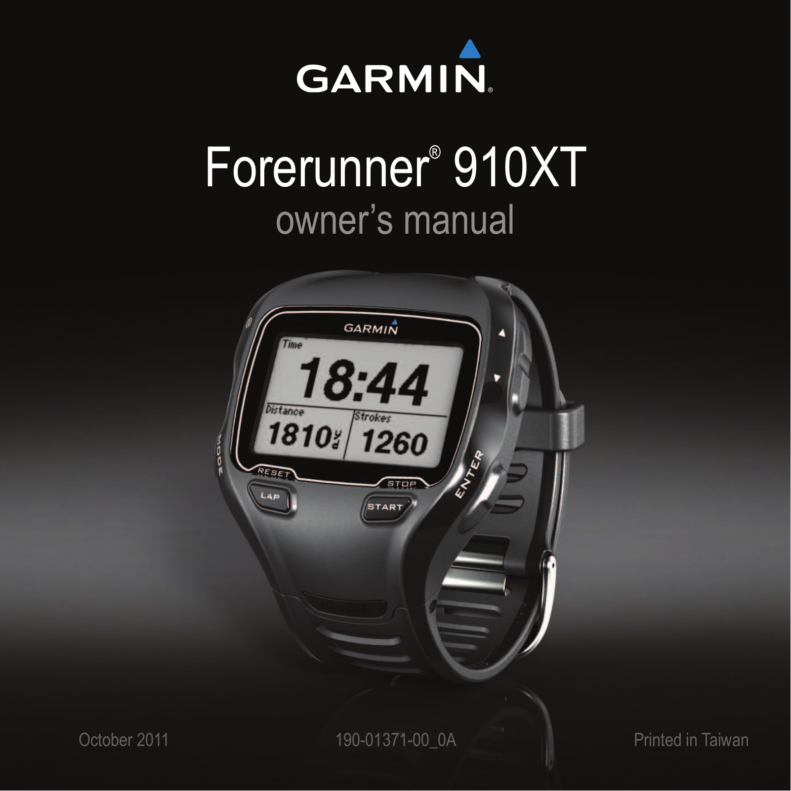 Garmin Forerunner 910XT User Manual